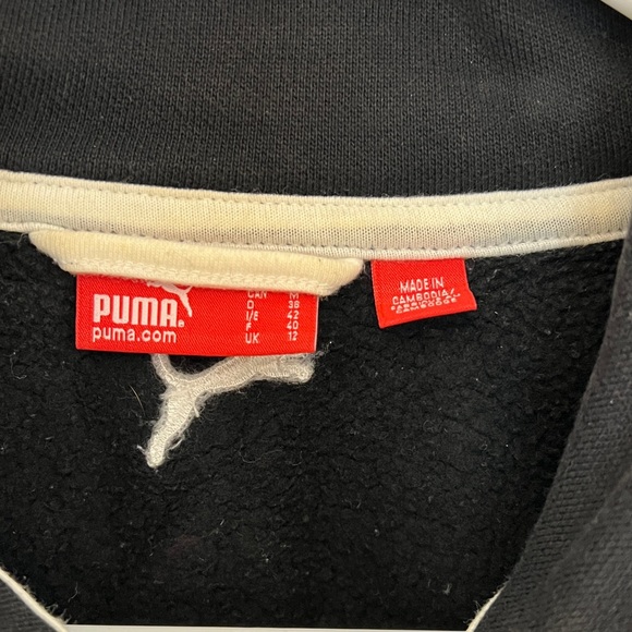 Puma Women's Black Bomber Jacket - Picture 2 of 5